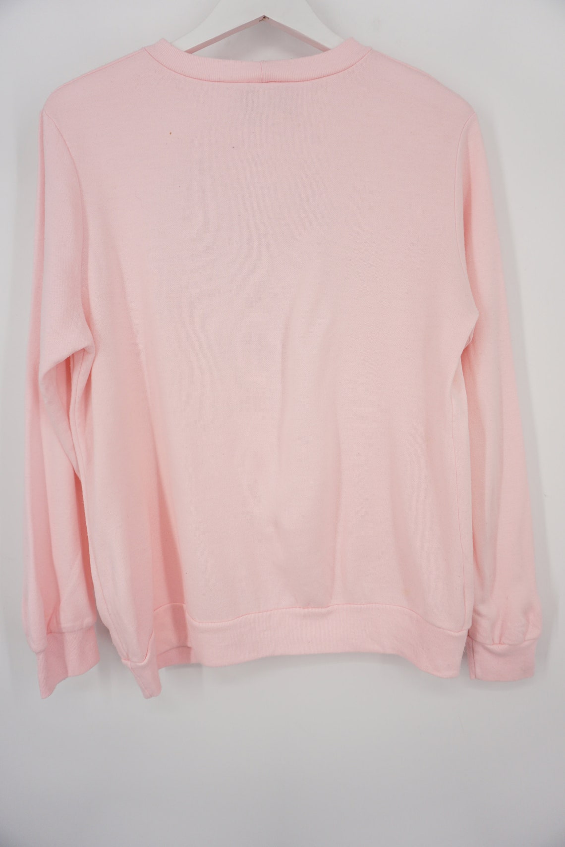 Vintage Pink Flower Crewneck Sweatshirt By Blair Size Medium / | Etsy