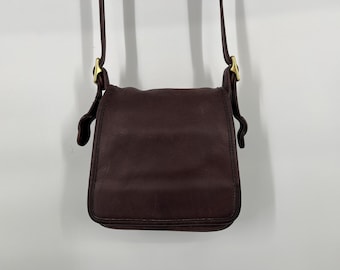 Genuine Vintage COACH Tan Leather Front Flap Shoulder Bag Sling - Etsy