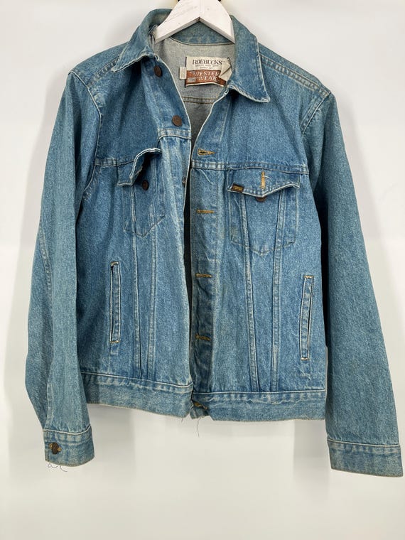 Vintage 70s/80s Sears Roebucks Western Wear Denim Jacket  Size M