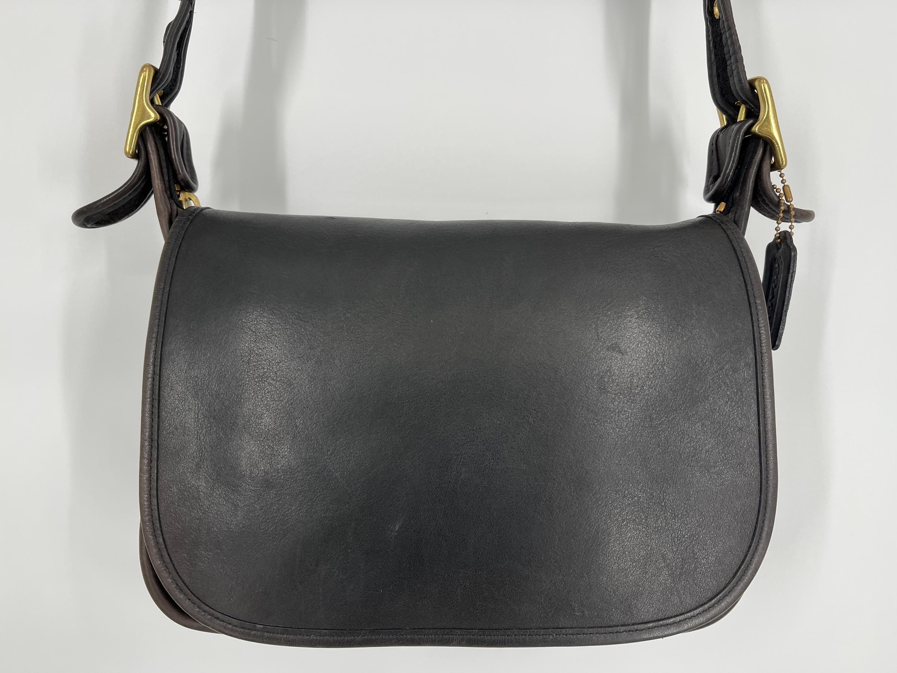 Vintage 2000s Black Coach Patricia's Legacy Bag #9951 / Made in