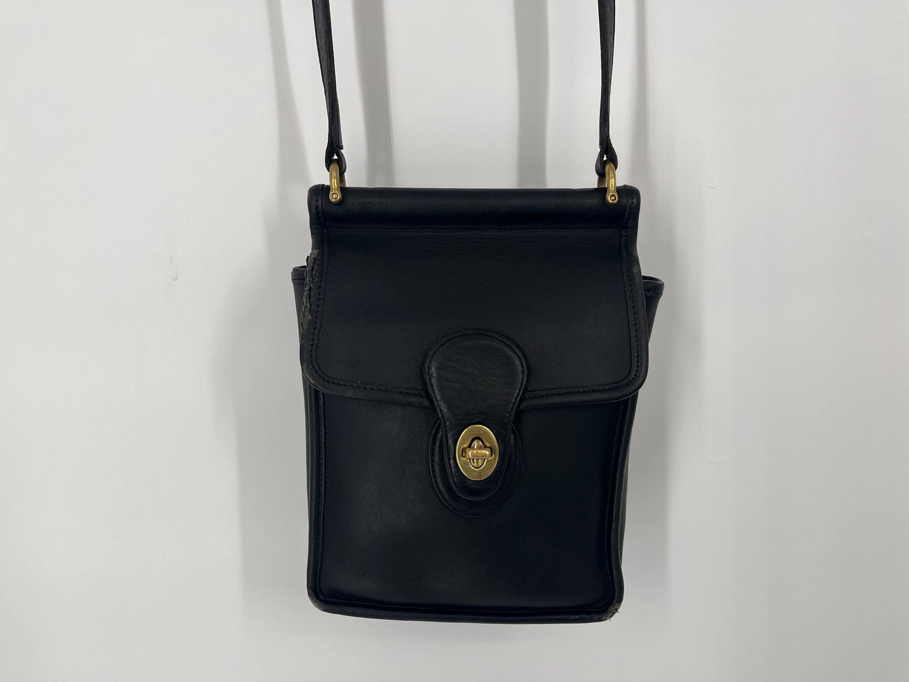 Coach Vintage Black Shoulder Bag - Etsy