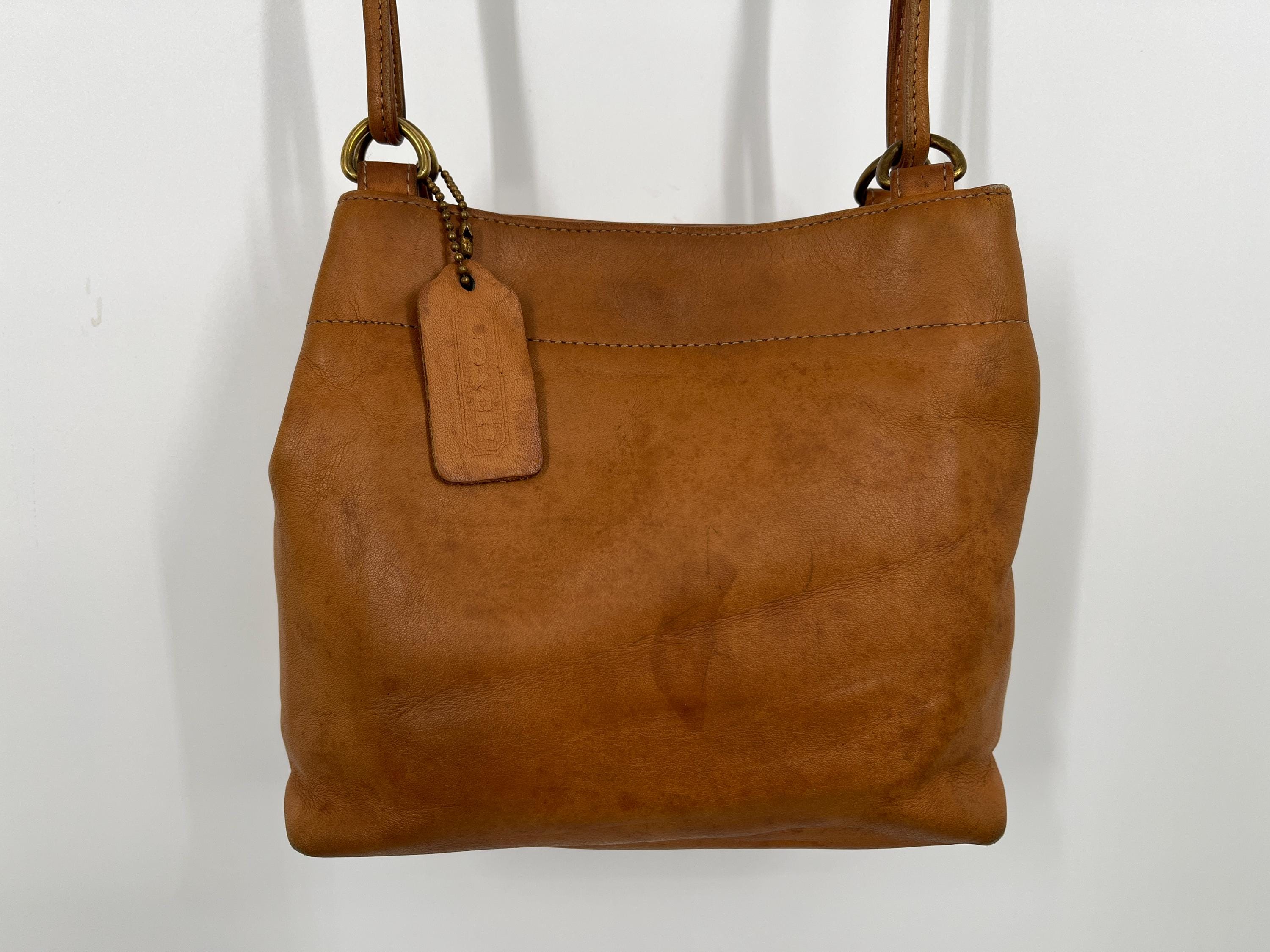 Vintage 90s Coach Dixon Mini in Chamois / Made in USA / View 