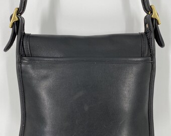 バッグ old COACH leather shoulderbag black Coach Vintage Black East West Leather Shoulder Bag | eBay