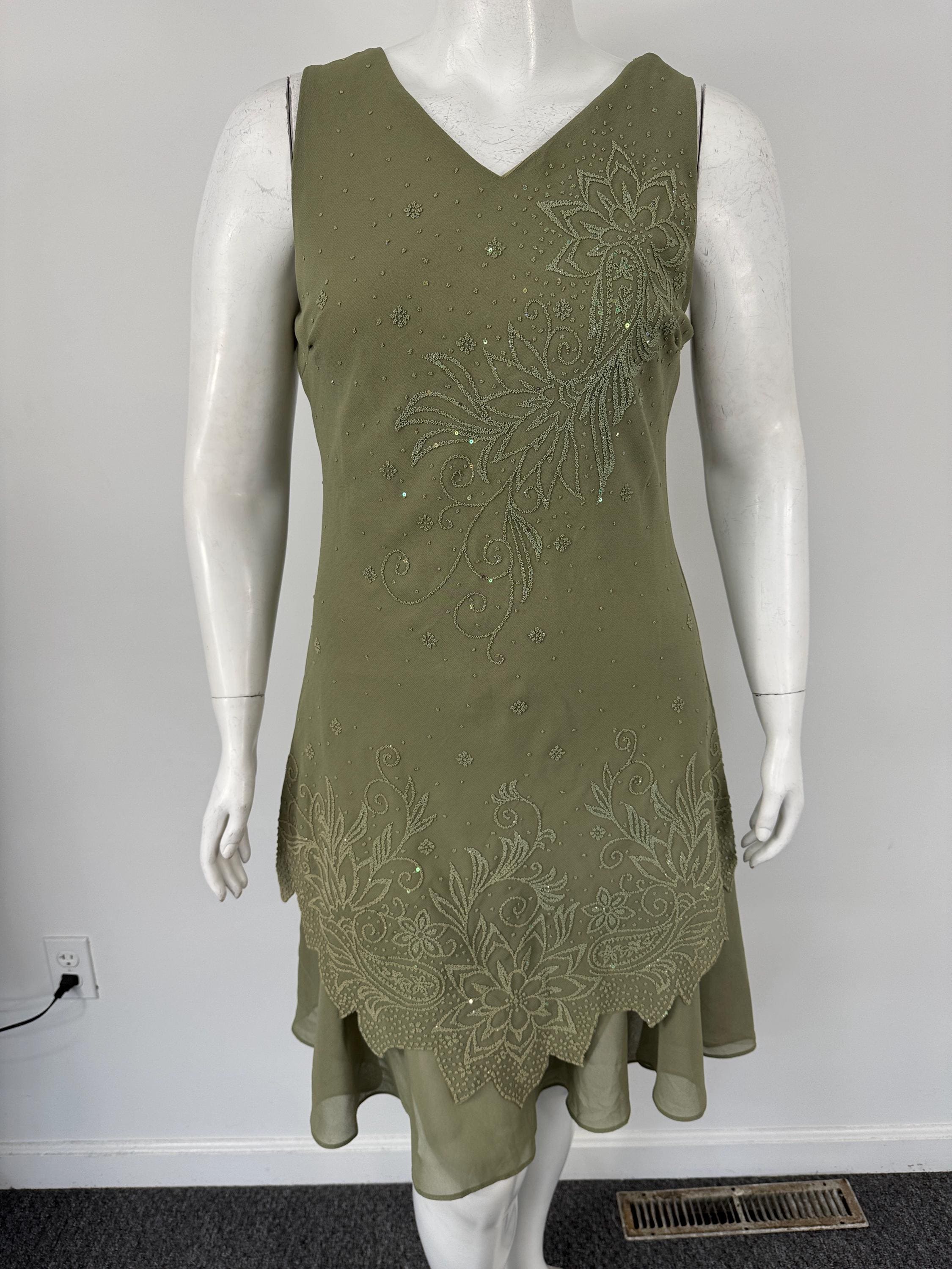 Asymmetrical Beaded Dress - Etsy