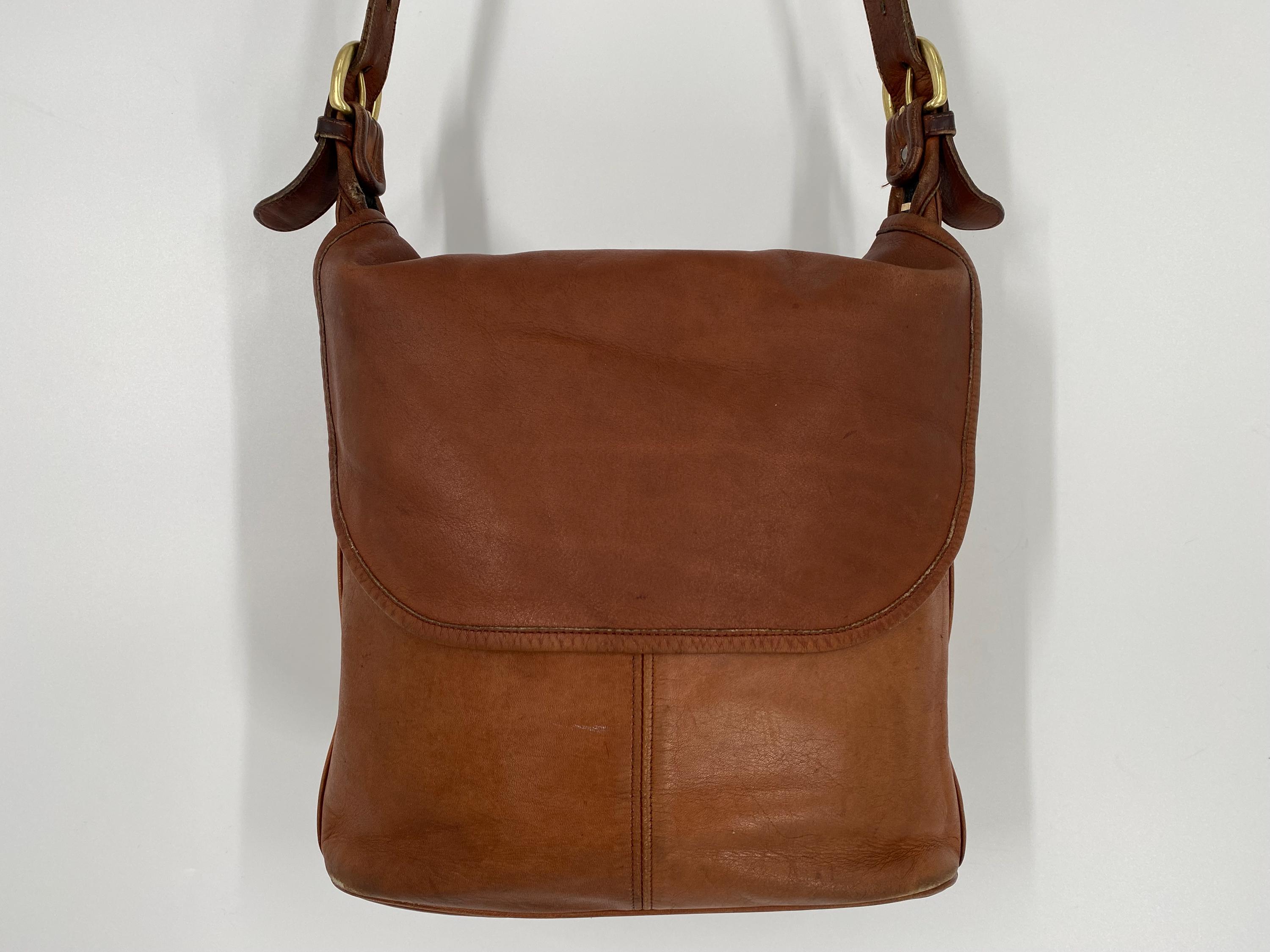 Coach Vintage Brown Shoulder Bag - Etsy