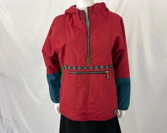 Vintage 90s Asics Japan Windbreaker Jacket Medium Asics Multicolor