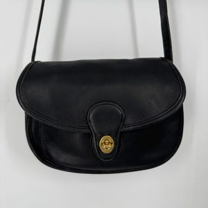 Coach Vintage Black Shoulder Bag - Etsy