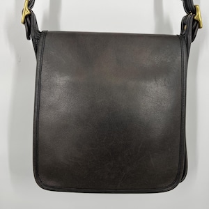 Vintage 2000s Black Coach Legacy Studio Flap Bag #9144 / Made in