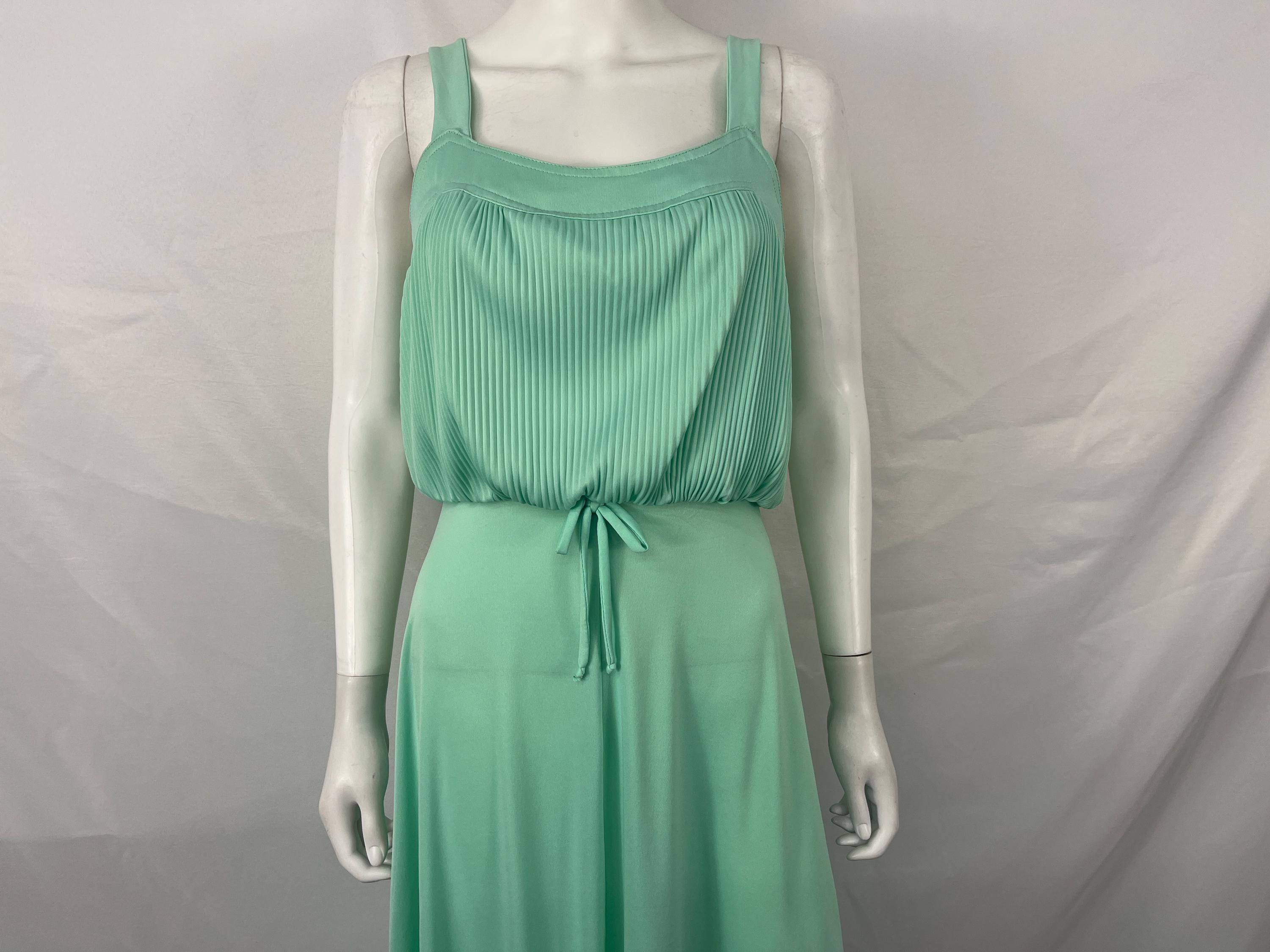 seafoam green casual dress Sea Foam CLM001