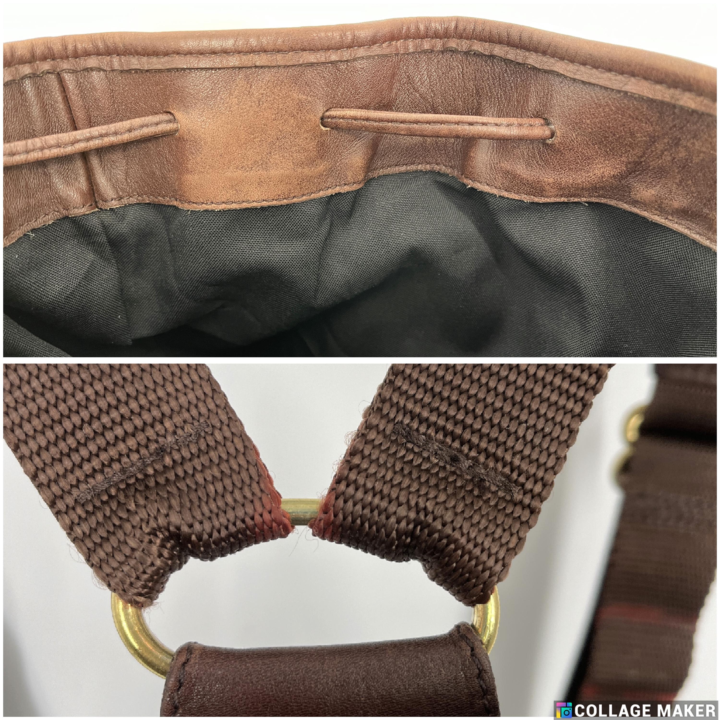 美品 vintagecoach old usa backpack巾着 80s Vintage Coach British Tan Leather Backpack, XXL Unisex
