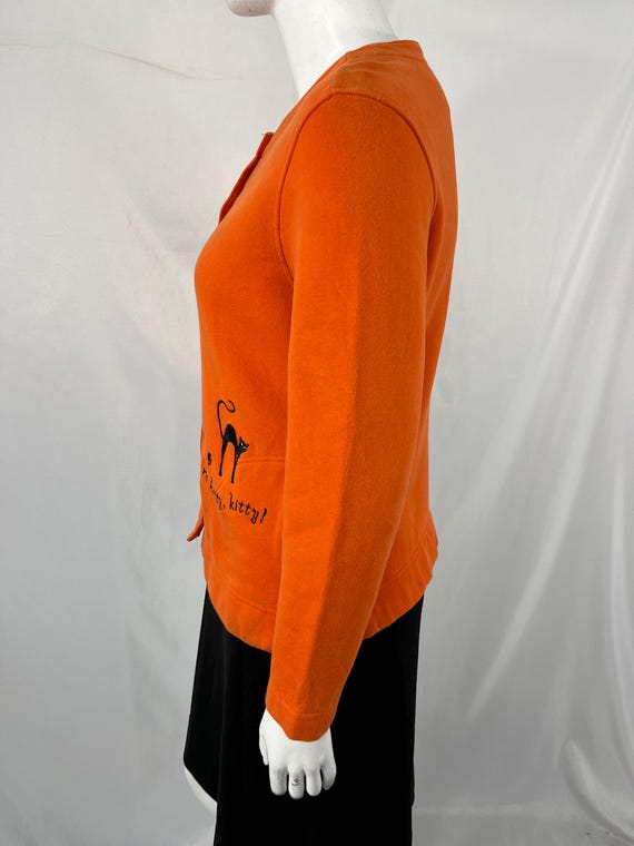 Vintage Classic Elements Orange Button Up Hallowe… - image 8