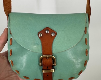 Vintage 90s Color Block Mini Backpack Purse, Forest Green, Brown Faux  Leather Small Bookbag Tote, 1990s Preppy Grunge Shoulder Handbag - Etsy