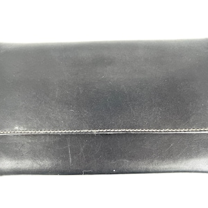 Cartera plegable Coach gris vintage de los años 90. Ver descripción para conocer las medidas y el estado