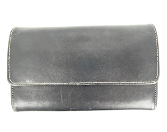 Coach Convertible Clutch 9365 – 1980s Black Leather Beauty With