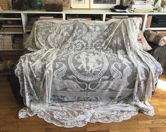 couvre lit Éros et Psyché