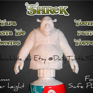 Shrek Zahnpasta Topper upgrade Version - Pooping Shrek