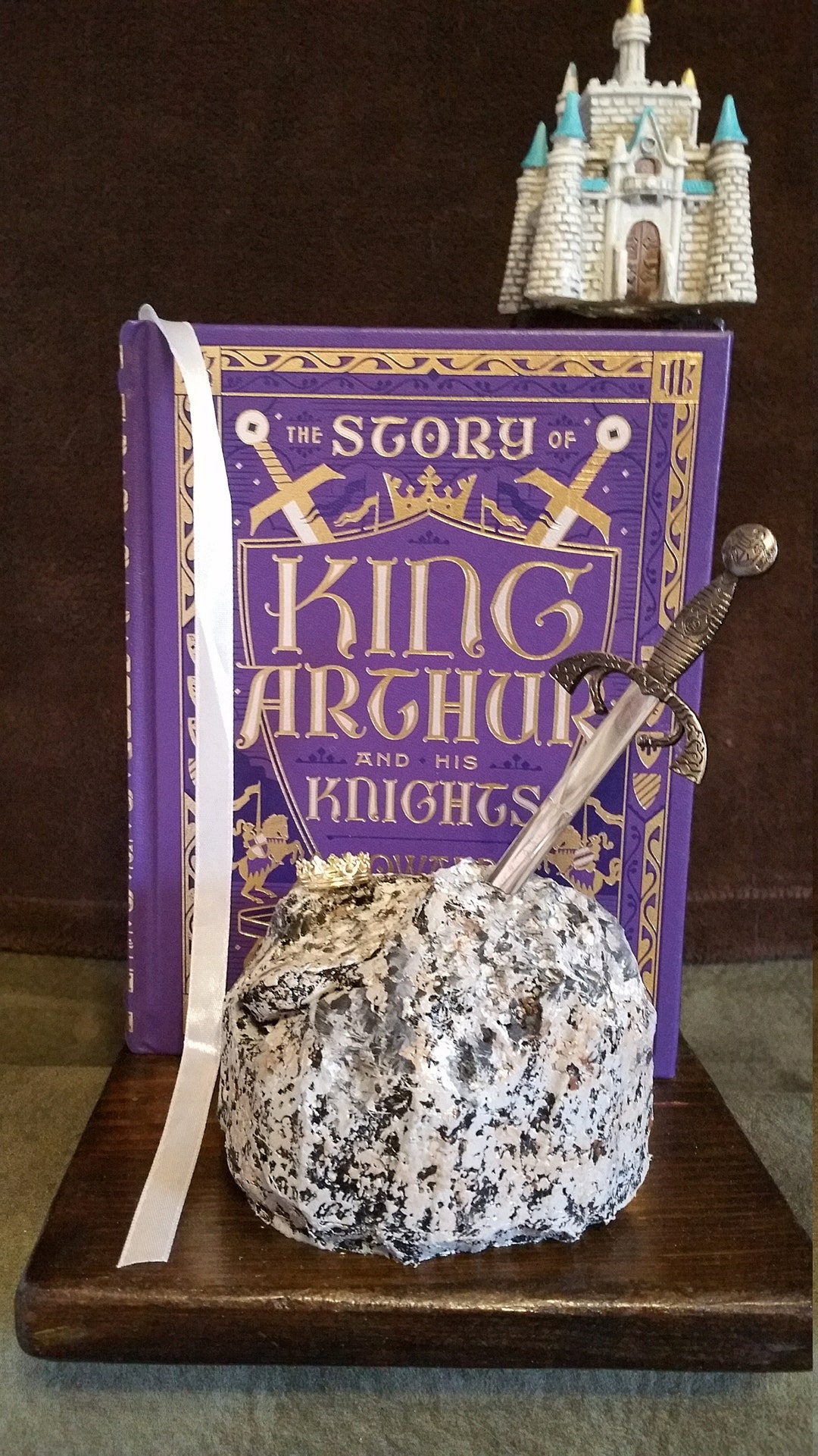 The Story of King Arthur and His Knights Book and Stand - Etsy