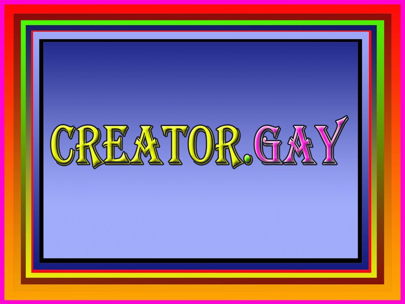 Creator.GAY Premium Domain Name For Sale, Own Top Domain Keyword Creator Gay Perfect For Your Online Shop, Be Known Globally, Only One image 2