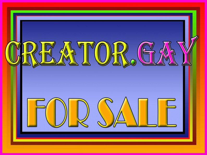 Creator.GAY Premium Domain Name For Sale, Own Top Domain Keyword Creator Gay Perfect For Your Online Shop, Be Known Globally, Only One image 1