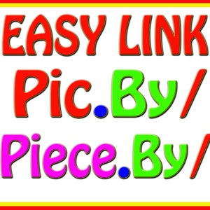 Easy Link Your Etsy Shop, Products, Videos or Social Media With Your Short Address Domain 3 Digits image 1