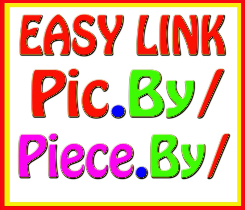 Easy Link Your Etsy Shop, Products, Videos or Social Media With Your Short Address Domain 3 Digits image 1