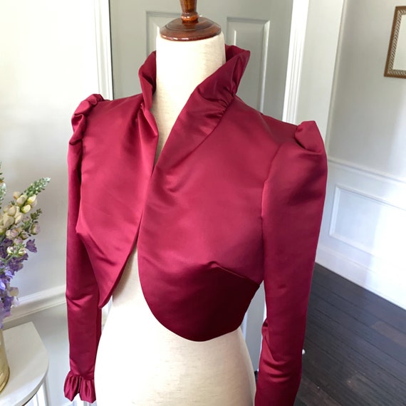 Satin bolero