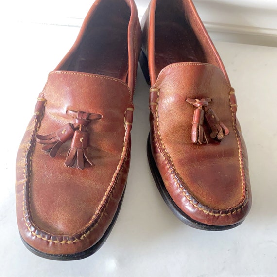 Cole Haan vintage Black Leather Penny Loafers Cole Haan Country Penny Loafers Professional Work Attire Preppy Hipster Casual Collegiate