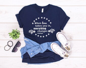 Adoption Tee: Christian Gift, Unisex Soft Cotton Shirt