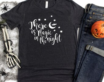 Magic in the Moonlight Halloween Tee - Women's Graphic Shirt