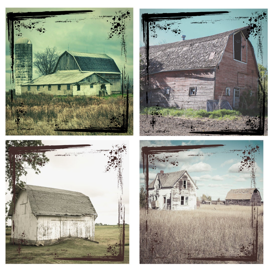 Printable Vintage Barn