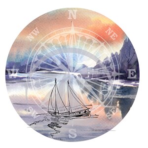 Sailing Adventure Png. Adventure Awaits Png Download, Mountains, Lake