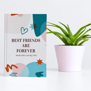 Personalized Best Friend Book -Best Friend Birthday Gift- Best Friend Birthday Card -Personalised Best Friend Gift -Best Friend Gifts 21st