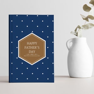 Happy Fathers Day Gift. Personalized gift for Fathers Day. Personalized Book For Dad. Custom gift for Fathers Day.