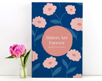 Personalized Sister Memory Book, Fill-In-The-Blank Gift