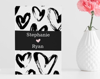 Personalized Reasons Why I Love You Book, Fill-in-the-Blank, Anniversary Gift