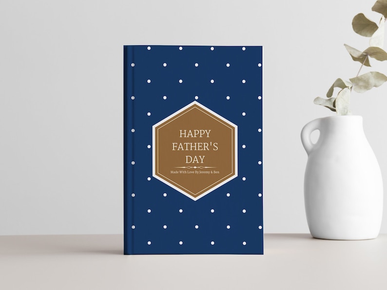 Happy Fathers Day Gift. Personalized gift for Fathers Day. Personalized Book For Dad. Custom gift for Fathers Day.