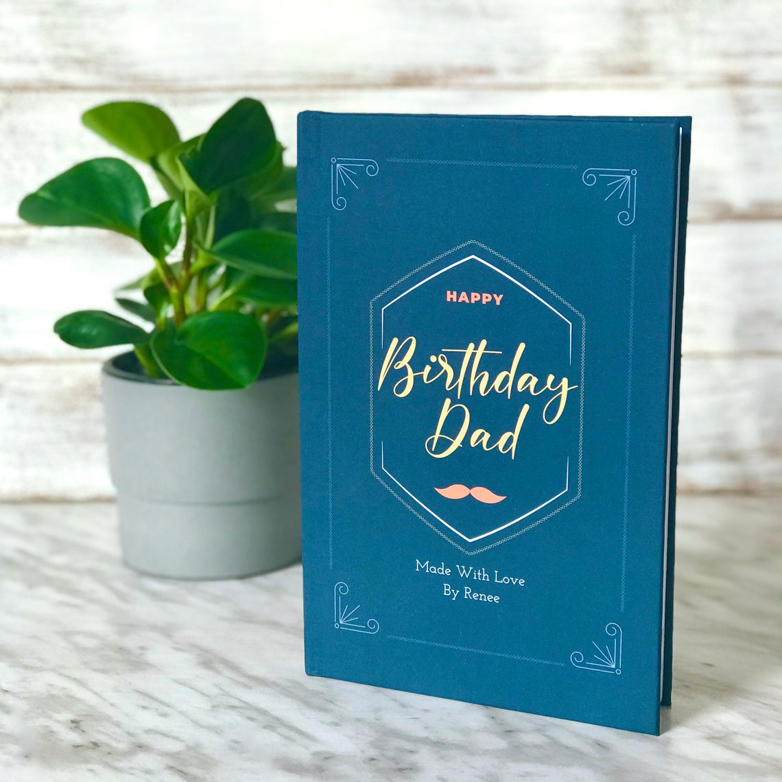 Personalized Book For Dad Birthday Gift For Dad Gift For Etsy