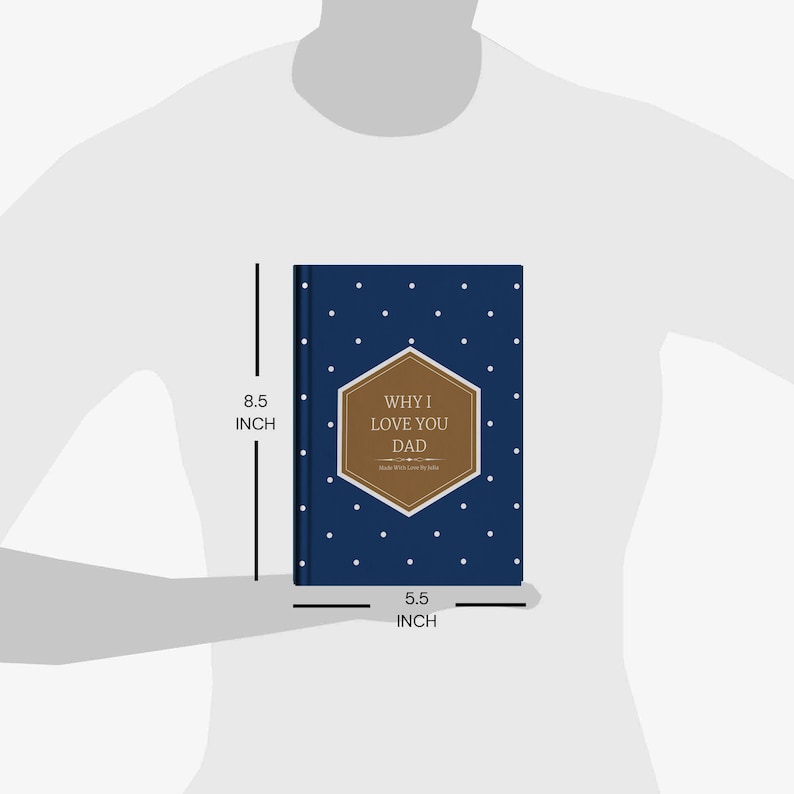 Happy Fathers Day Gift. Personalized gift for Fathers Day. Personalized Book For Dad. Custom gift for Fathers Day.