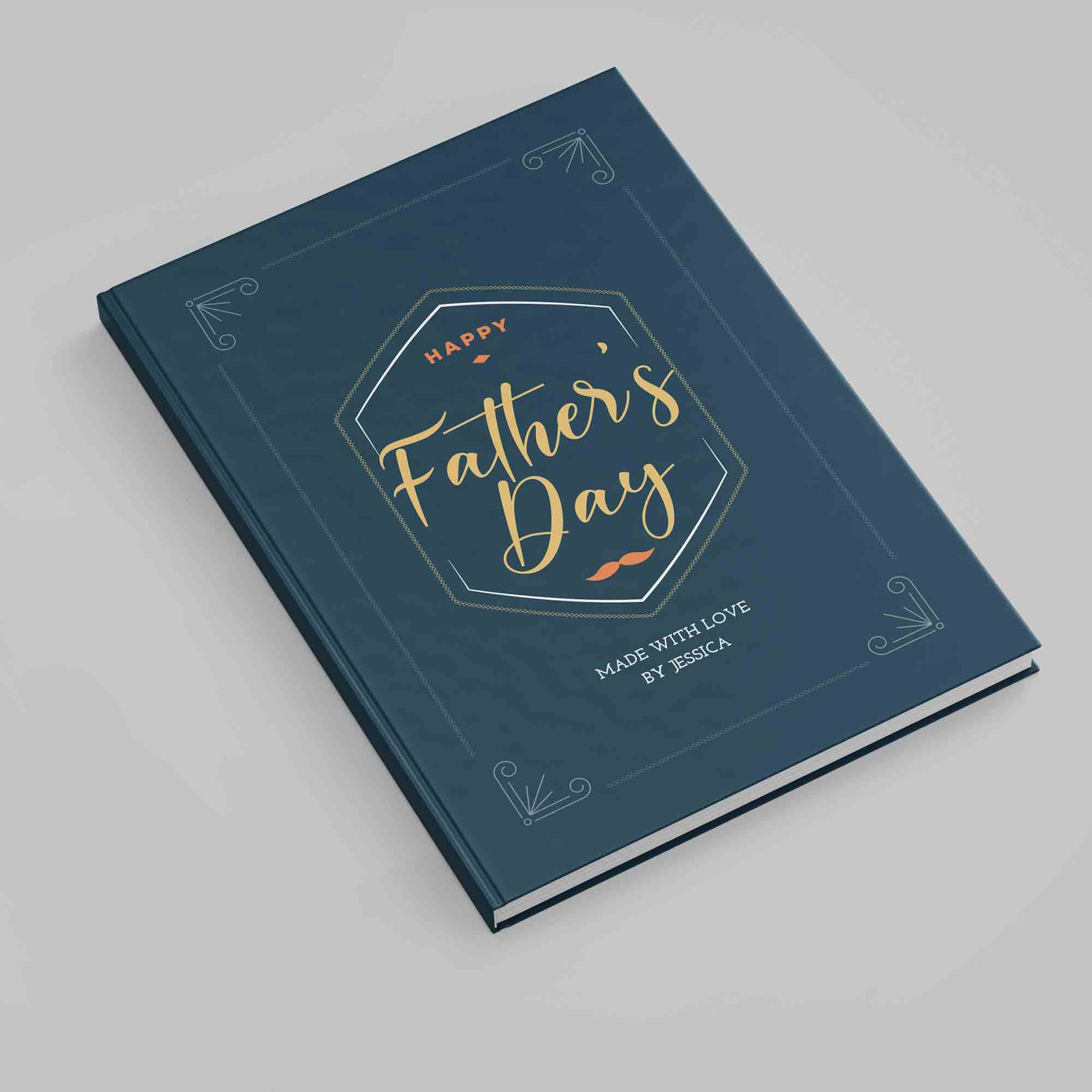 Personalized Fathers Day Book Gift for Dad Custom Etsy