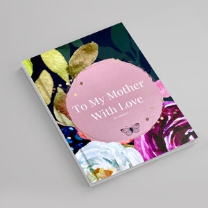 Book for mom. Personalized gift for mom from daughter. Luhvee Books. Personalized Love Book.