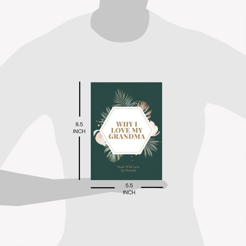 Custom Grandma Book Personalized Keepsake for Grandmother Etsy