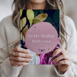 Personalized Book For Mom From Daughter, Birthday Gift For Mom, Gifts For Mother, Unique Gift For Mom, Gift For Mother's Day, The Writer