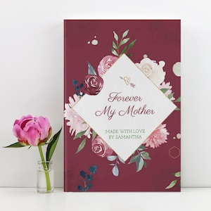 Personalized Book For Mom, Birthday Gift For Mom, From Daughter, Mother’s Day Gift For Mom, Christmas Gift For The Mom, The Bookworm