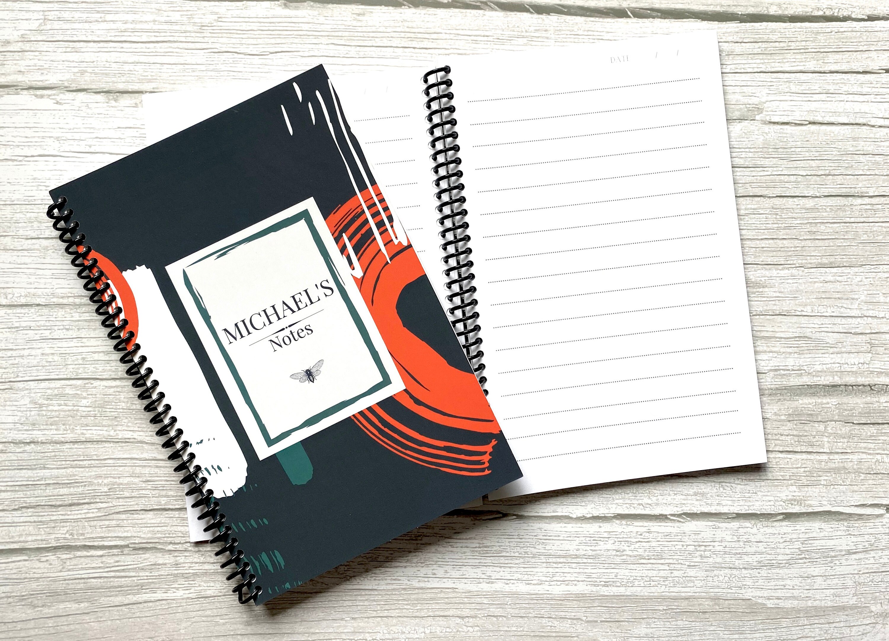 Personalized Notebook for Men Custom Name Notebook Journal Etsy Canada