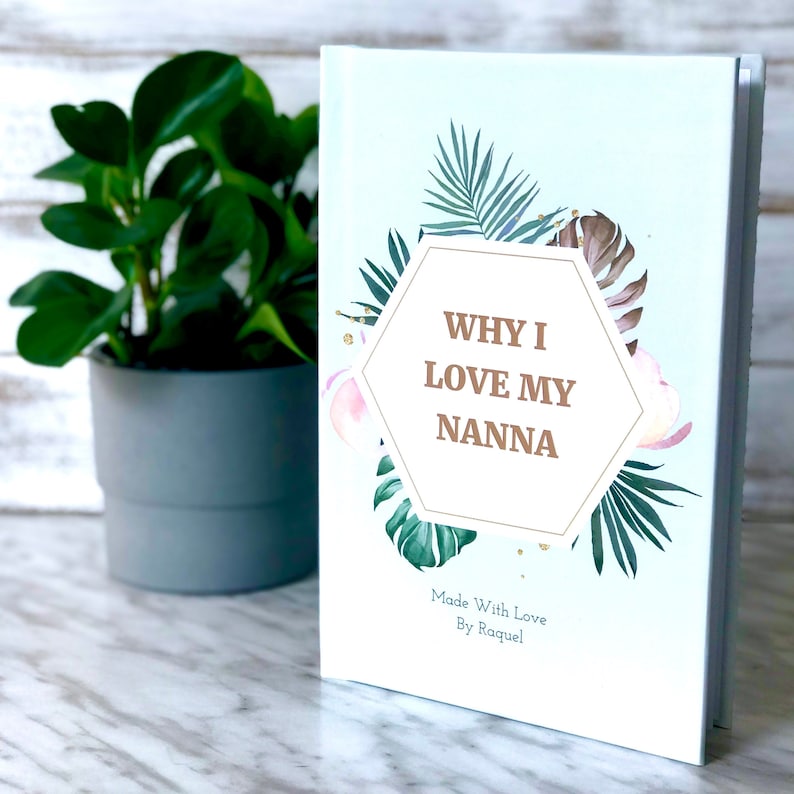 Custom Grandma Book Personalized Keepsake for Grandmother Etsy