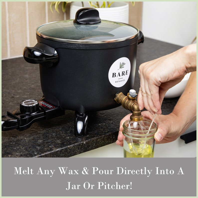 Bare Botanics Electric Wax Melter for Candle Making Heat Etsy