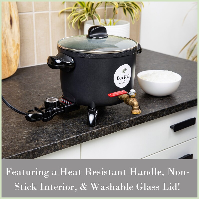 Bare Botanics Electric Wax Melter for Candle Making Heat Etsy