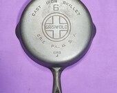 Griswold 6 Cast Iron Skillet with Smooth Bottom Large Block Logo Erie PA USA Clean Smooth 699J Level Sits Flat