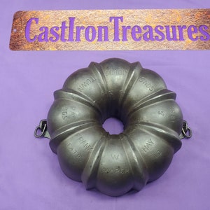 Cast Iron 1891 FRANK W. HAY & Sons Johnstown PA No. 965 Bundt Cake Mold  Griswold