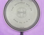 Excellent 9 Griswold Cast Iron Handled Griddle 100 Original Milling Marks 10 1 4 Inches Glass Smooth Clean 609 Ready To Use